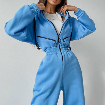 Sudadera Capucha Cinturón Deportiva - Vestiria