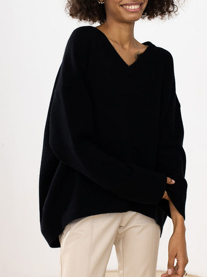 Jersey Mujer Cuello V Suave