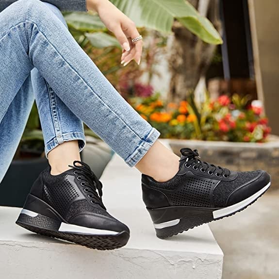 Zapatillas Mujer Deportivas con Cuña Interior Elegantes