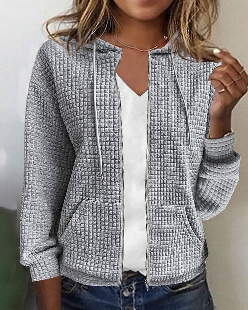 Chaqueta Mujer Cómoda Cremallera Ajustable - Vestiria