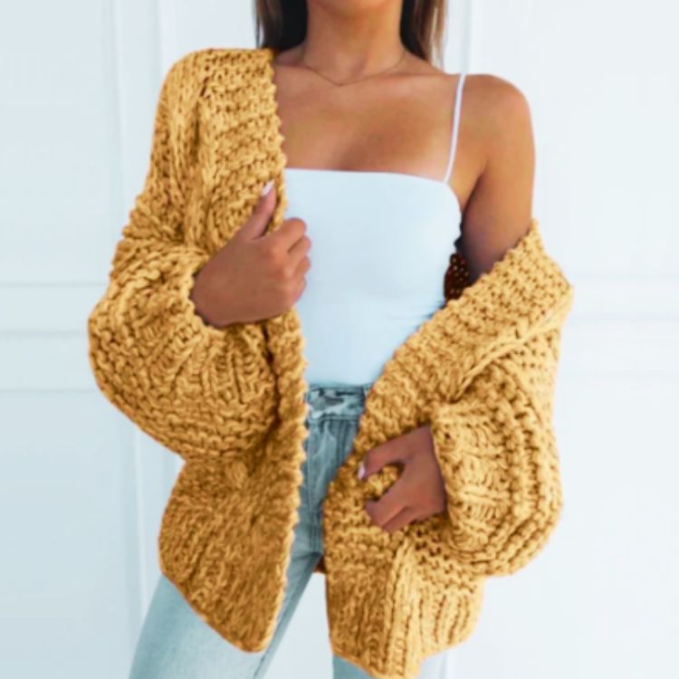 Chaqueta Punto Grande Mujer - Vestiria