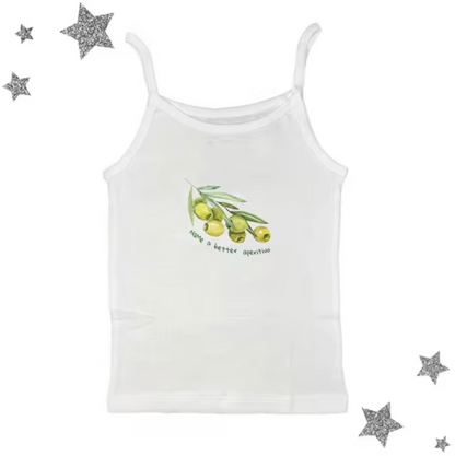 Top Camiseta Oliva Estilo Militar
