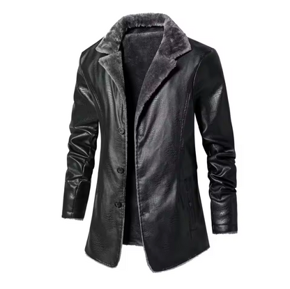 Chaquetón de piel sintética cálido y suave