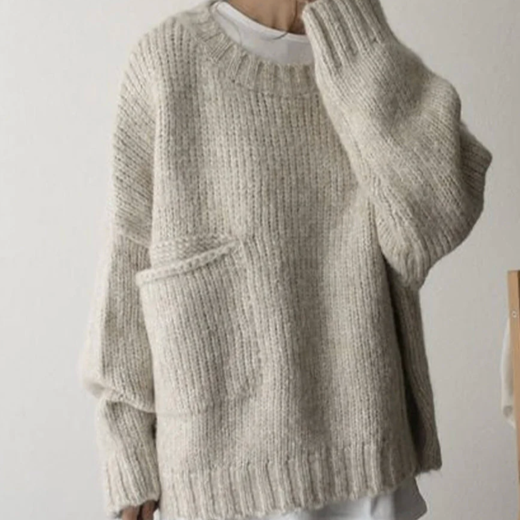 Sudadera Beis con Bolsillos Delanteros - Vestiria