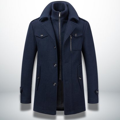 Chaquetón Hombre Clásico Cierre Botones - Vestiria