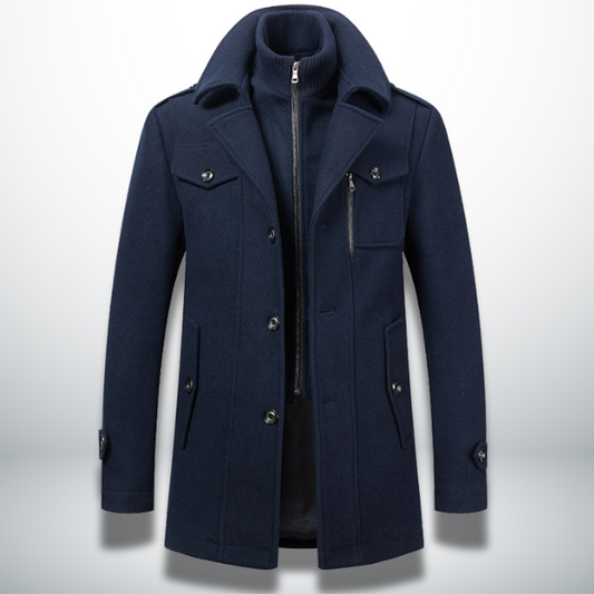 Chaquetón Hombre Clásico Cierre Botones - Vestiria