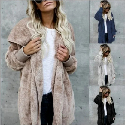 Chaqueta Teddy Corta Abrigada Mujer - Vestiria