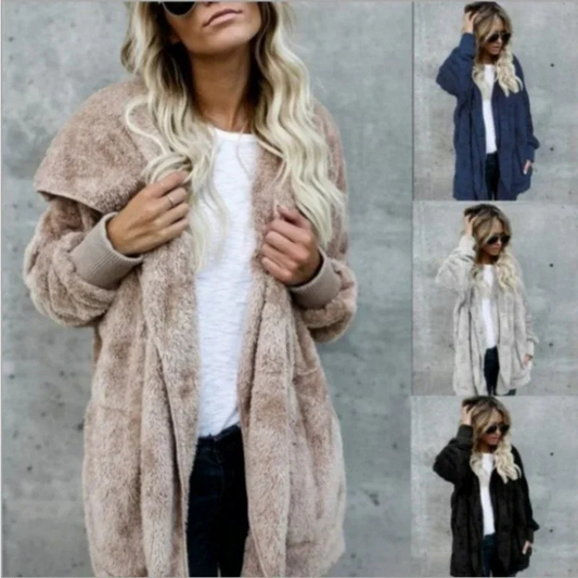 Chaqueta Teddy Corta Abrigada Mujer - Vestiria