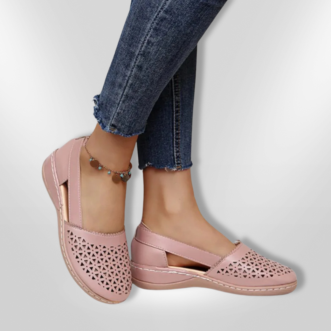Zapatos ortopédicos femeninos cómodos y ligeros
