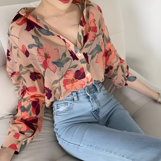 Blusa Elegante Mujer Color Vino - Vestiria