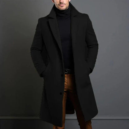 Abrigo Trench Clásico Hombre Elegante - Vestiria