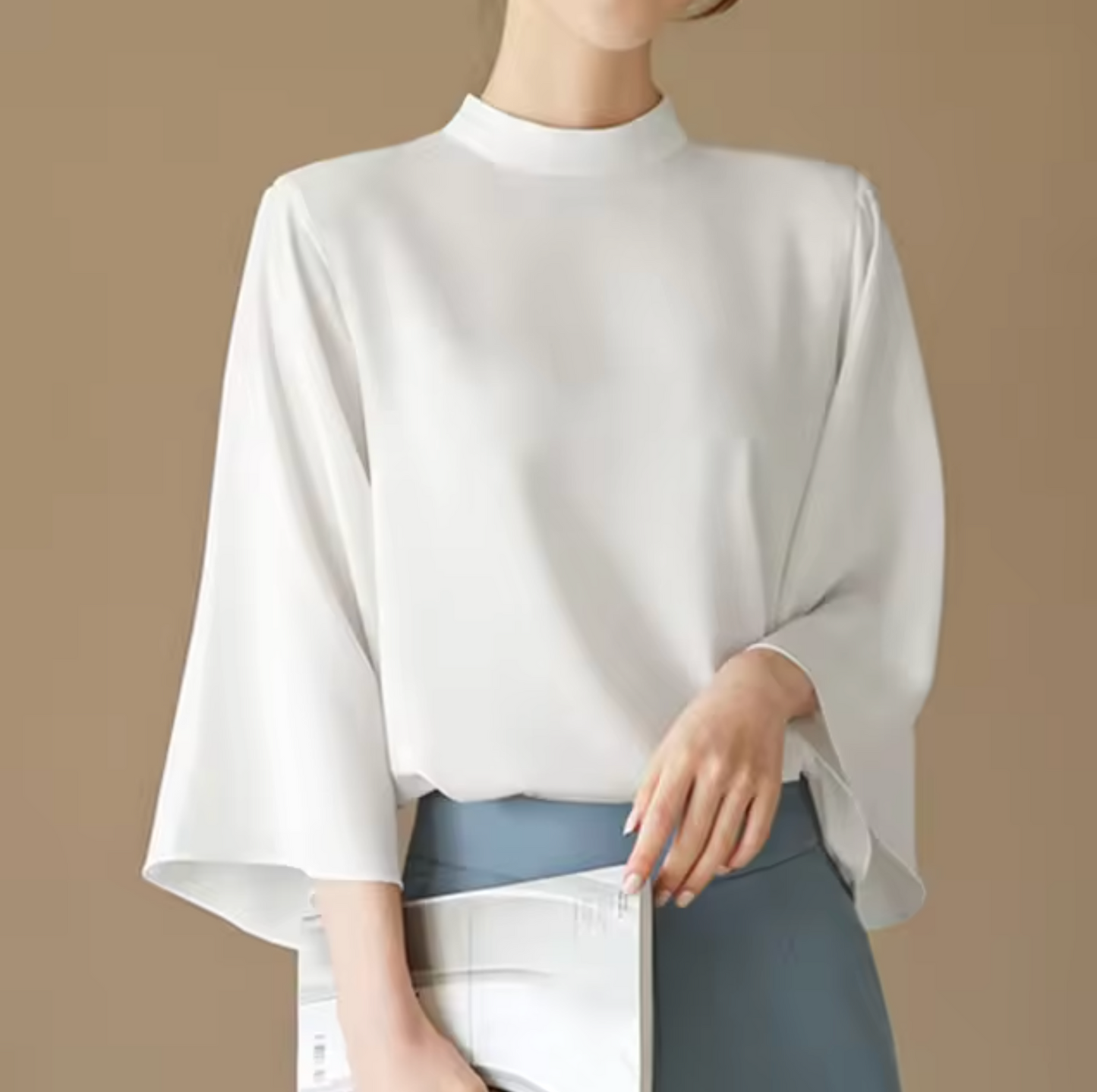 Blusa Mujer con Mangas Amplias Elegante - Vestiria