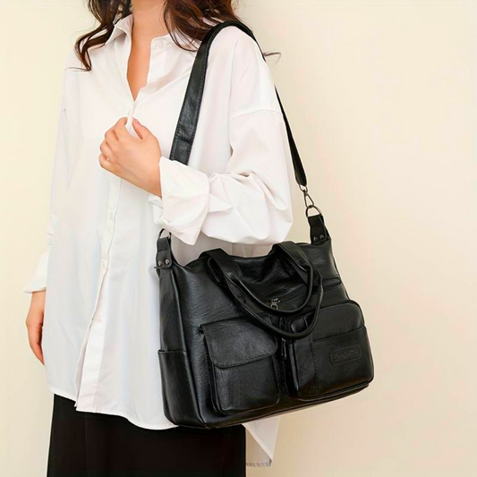 Bolso Piel Cruzado Mujer Elegante - Vestiria