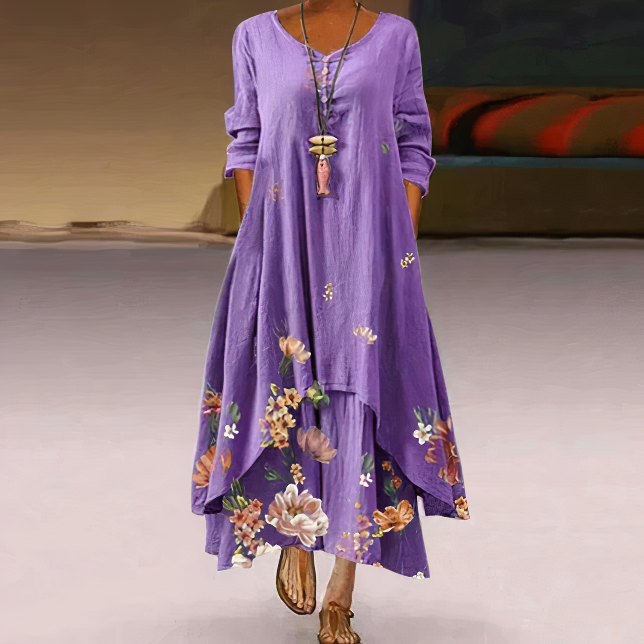Vestido Mujer Algodón Estilo Chic - Vestiria
