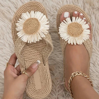 Sandalias de verano mujer tejido manual - Vestiria