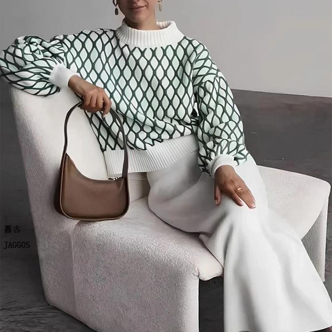 Jersey colorido con mangas anchas - Vestiria