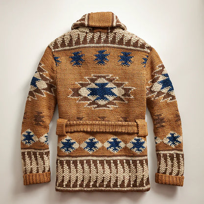 Chaquetón de punto con lazo cálido - Vestiria