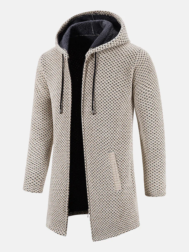 Chaqueta Polar Hombre Capucha Cremallera