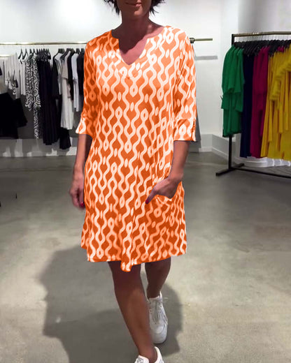 Vestido Verano Estampado Floral Elegante