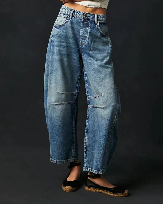 Vaqueros Mujer Cintura Media Estilo Clásico - Vestiria