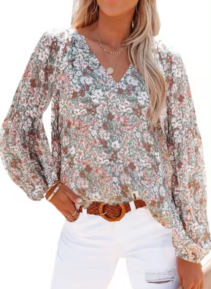 Blusa Ligera Florales Estilo Boho - Vestiria