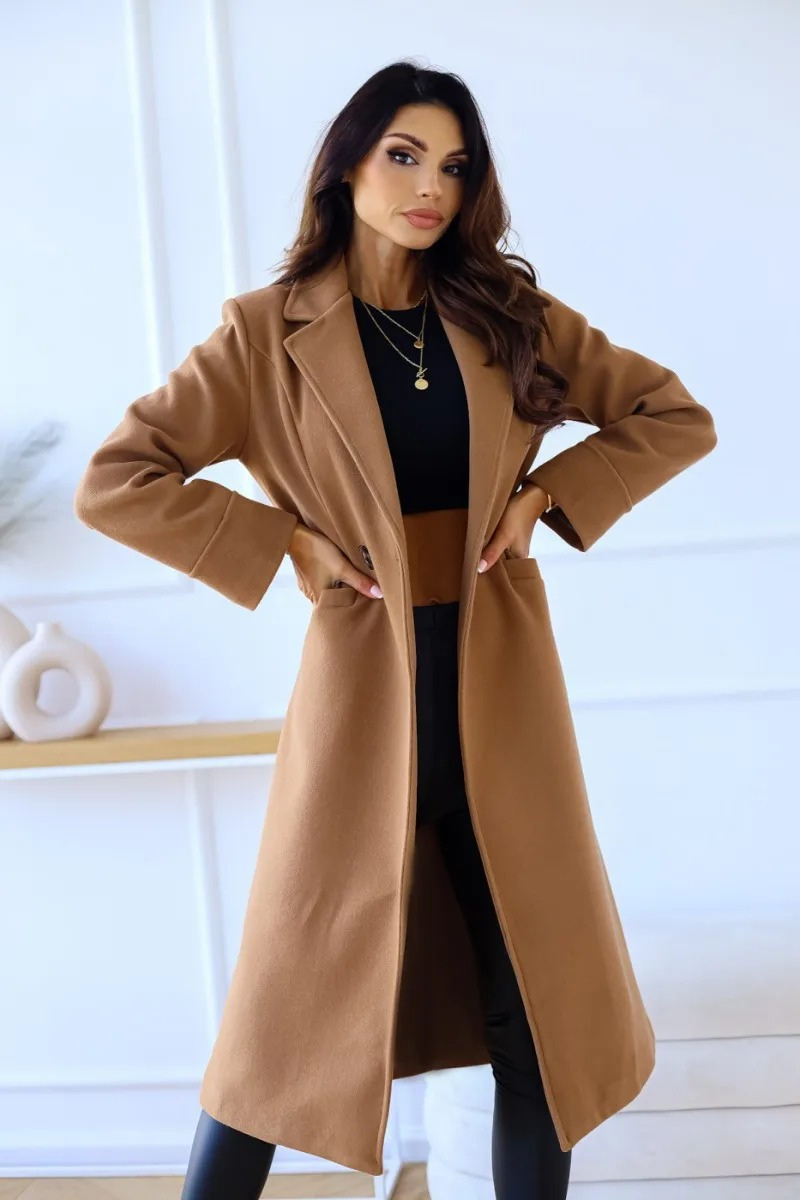 Chaquetón Mujer Largo Abierto Elegante - Vestiria