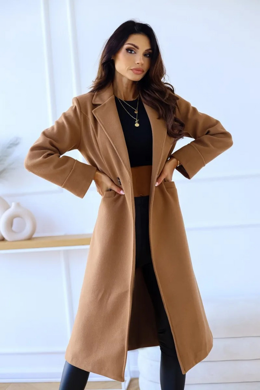 Chaquetón Mujer Largo Abierto Elegante - Vestiria