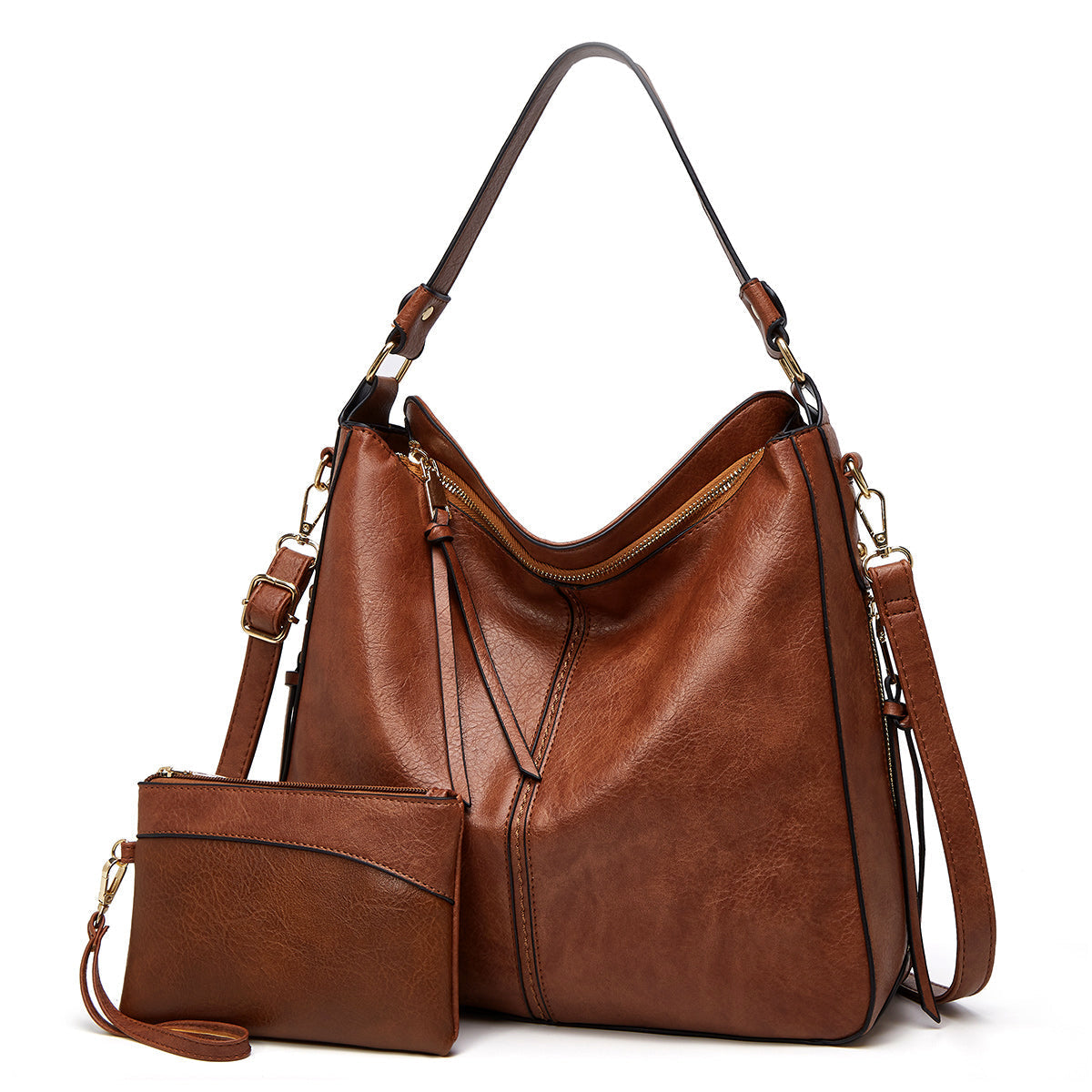 Bolso Bandolera y Minibolso de Piel Imitación - Vestiria