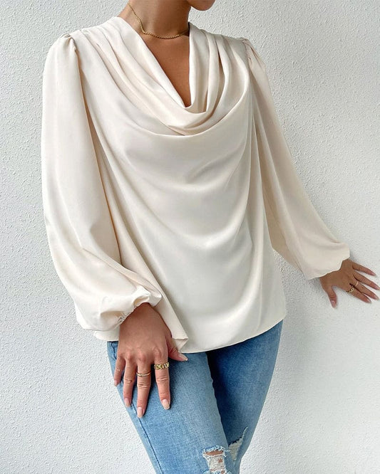 Blusa Mujer Amplia Manga Larga - Vestiria