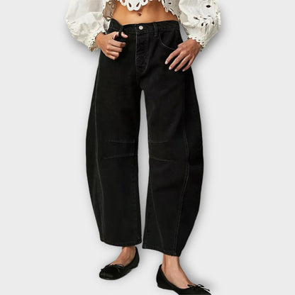 Pantalones Anchos Clásicos Mujer