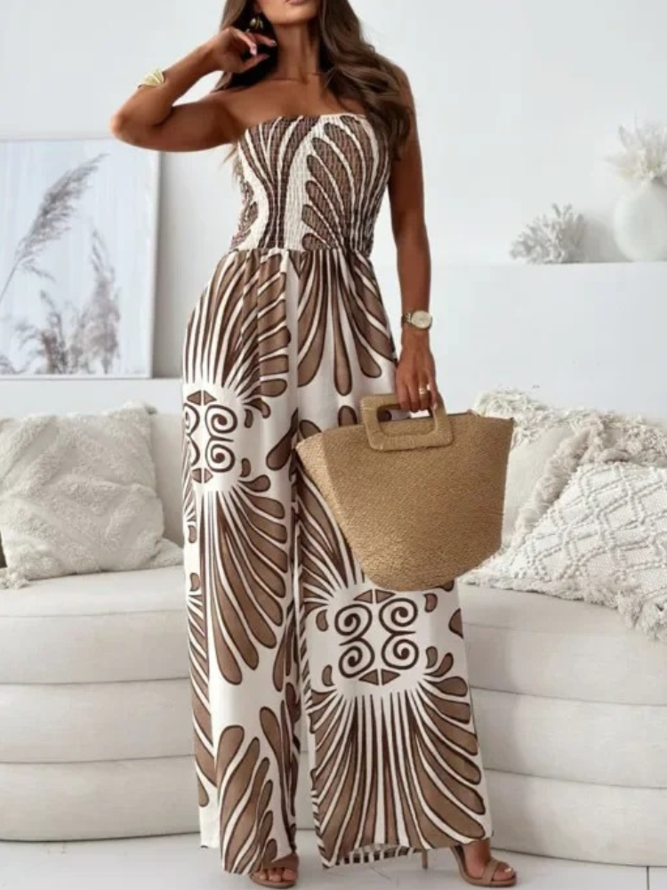 Vestido de Mujer Estampado Falda Ancha - Vestiria