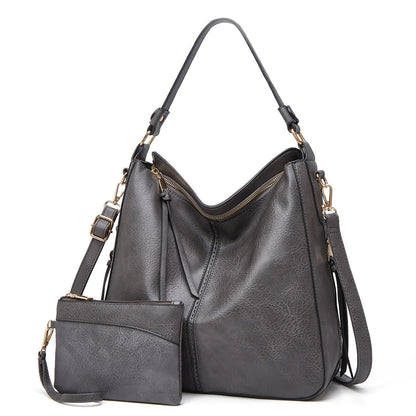Bolso Bandolera y Minibolso de Piel Imitación
