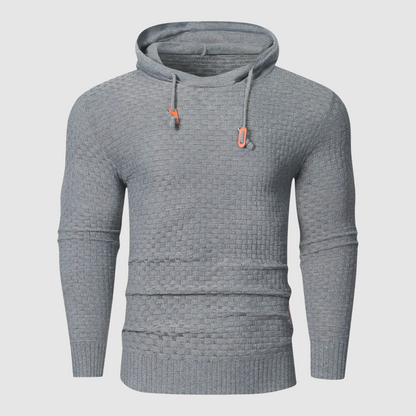 Sudadera Hombre Capucha Cuello Alto