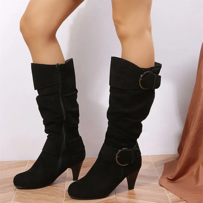 Botas Mujer Altas Cónicas Cómodas - Vestiria