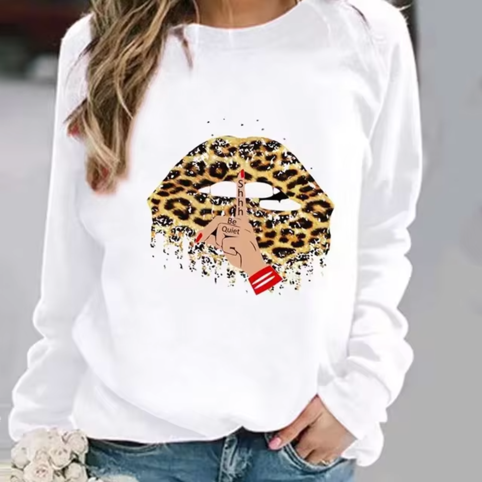 Sudadera de algodón con estampado divertido - Vestiria
