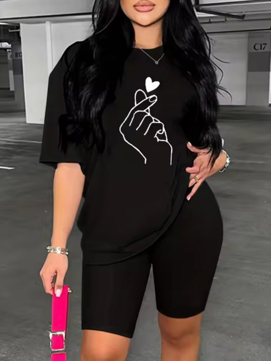 Camiseta Estampada Colorida Mujer - Vestiria