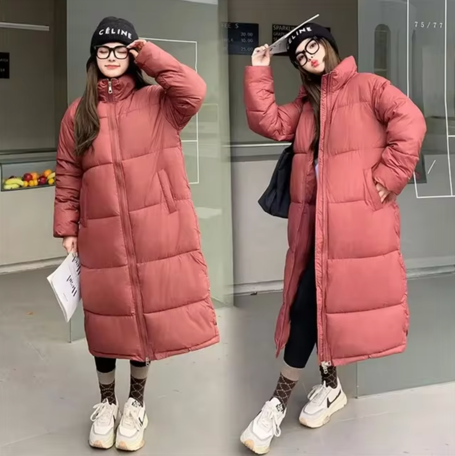 Chaqueta Acolchada Mujer Abajo Larga - Vestiria