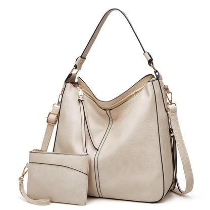Bolso Bandolera y Minibolso de Piel Imitación