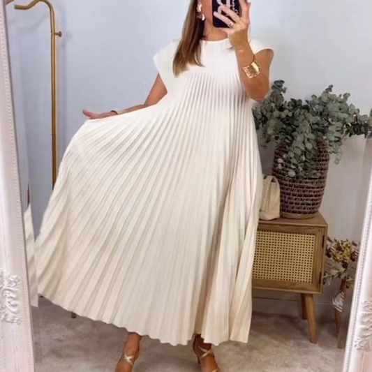 Vestido Plisado Ligero y Alegre - Vestiria