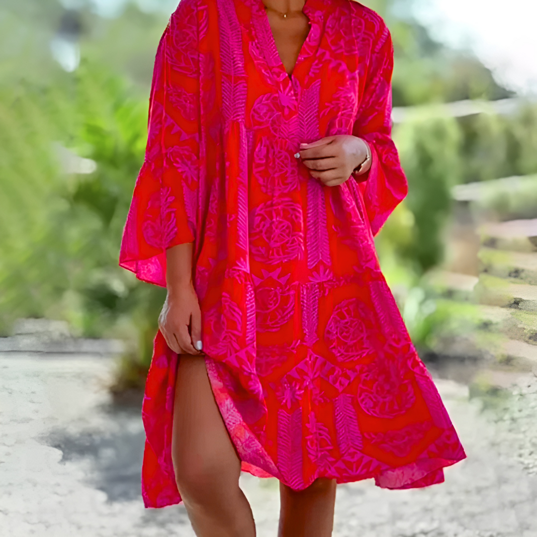 Vestido Mujer Estampado Colorido - Vestiria