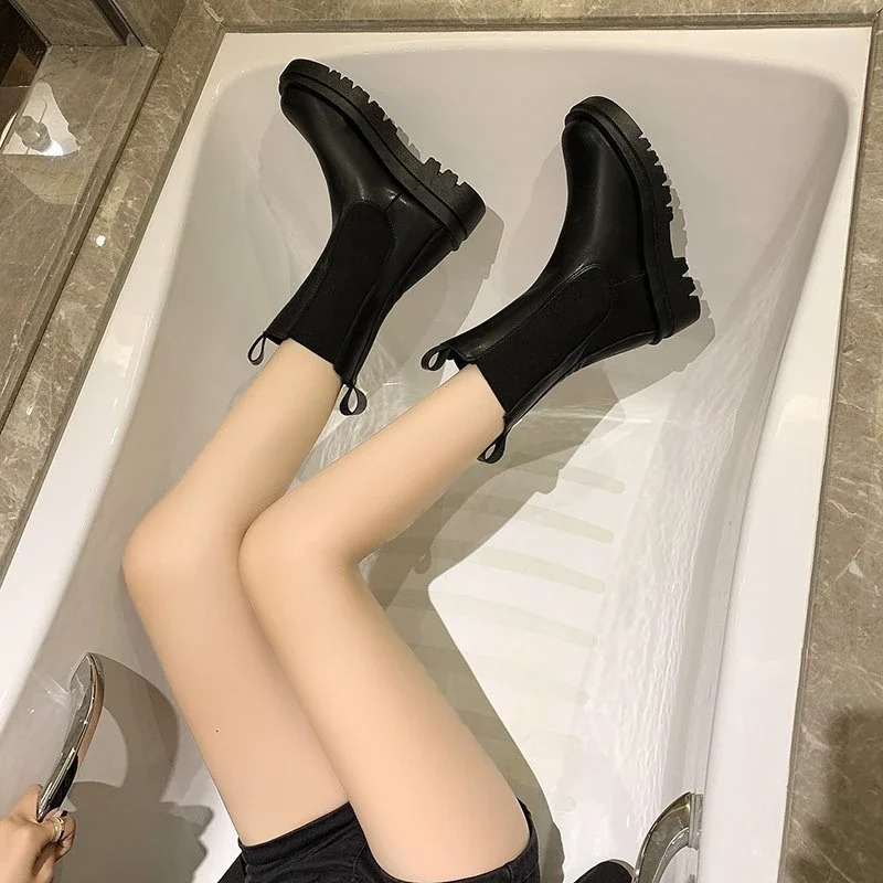Botas Mujer Chelsea Elásticas Comfort - Vestiria