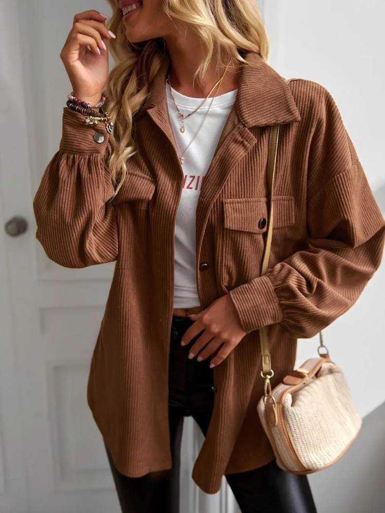 Chaquetón Pana Clásico Mujer