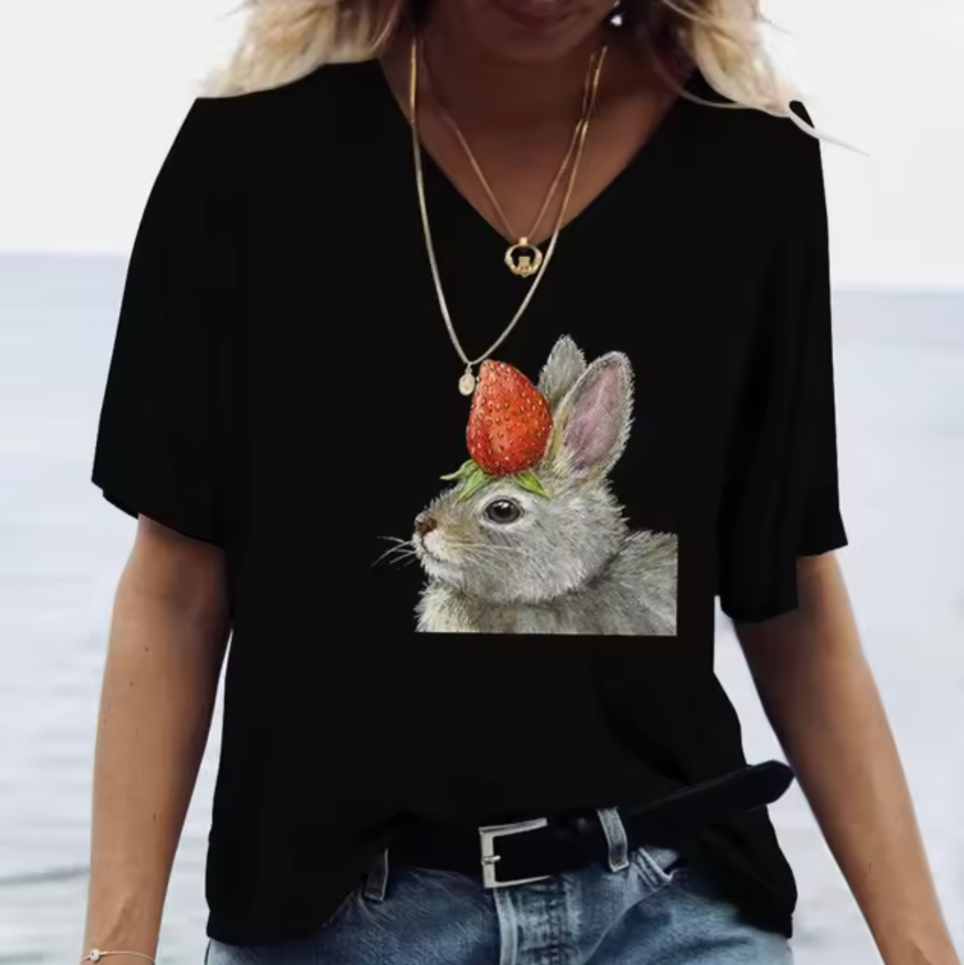 Camisetas Coloridas con Conejos Divertidos - Vestiria