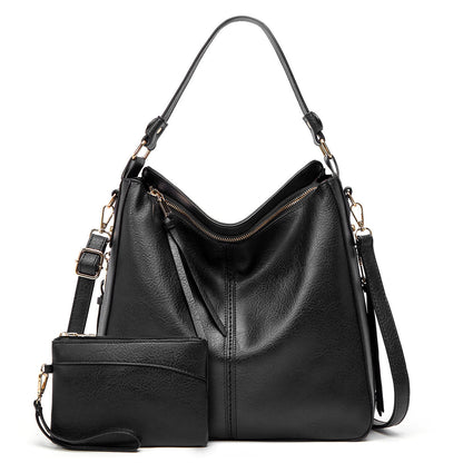 Bolso Bandolera y Minibolso de Piel Imitación
