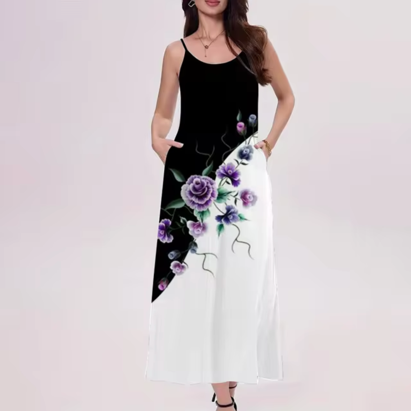 Vestido Elegante Largo Multicolor - Vestiria