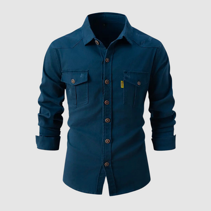 Camisa Hombre Manga Larga Cazadora