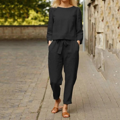 Conjunto Blusa Pantalón Mujer Fresco Verano