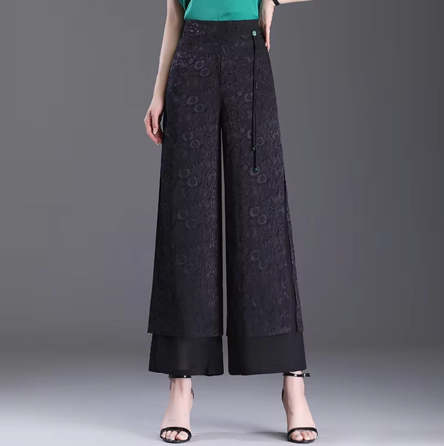 Pantalones Mujer Amplios Elegantes