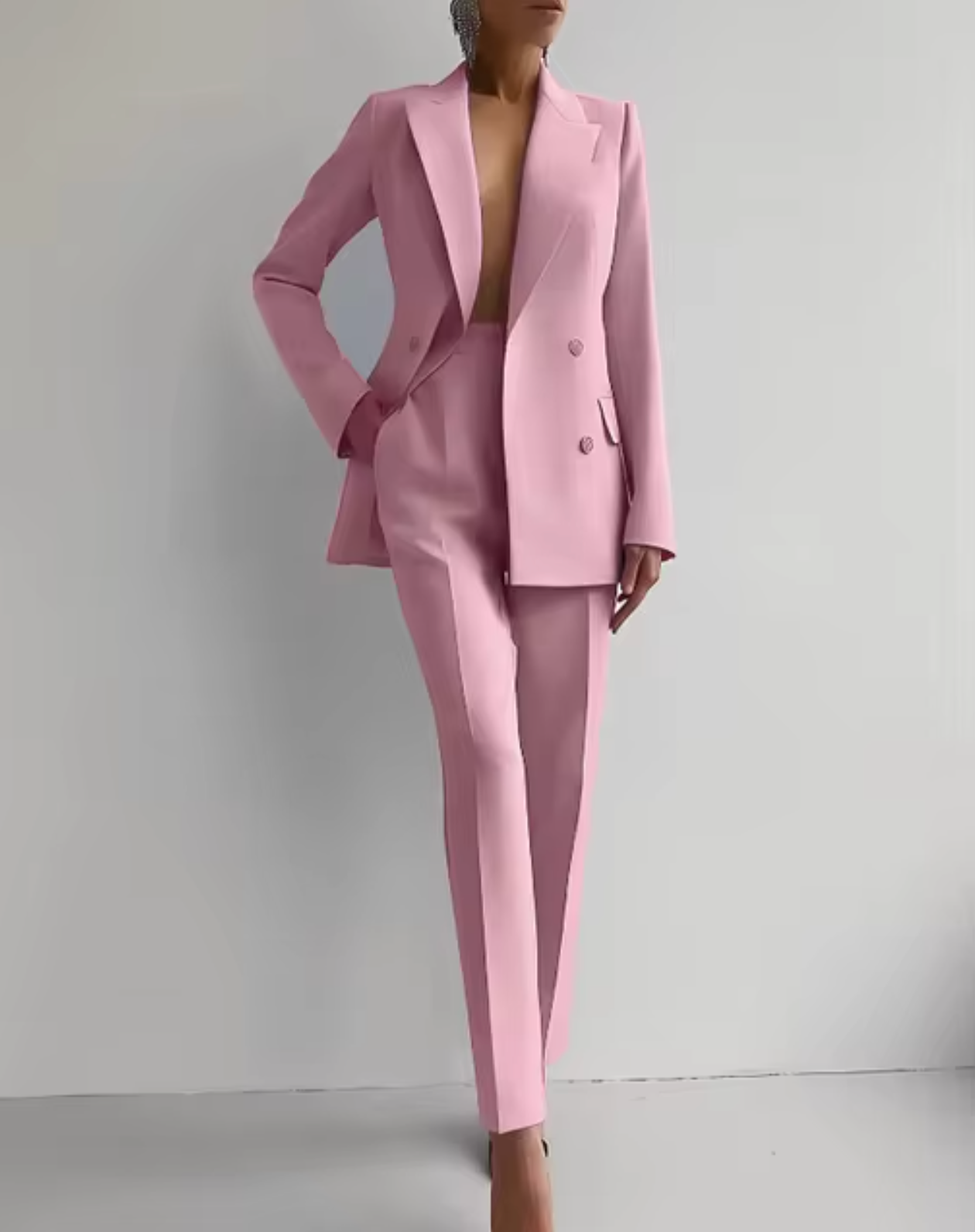 Traje Mujer Elegante Chaqueta Pantalón