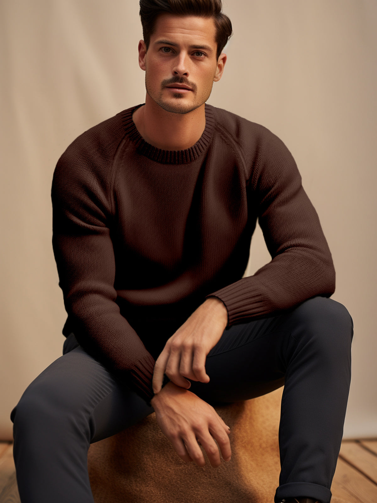 Suéter Cuello Redondo Oversize